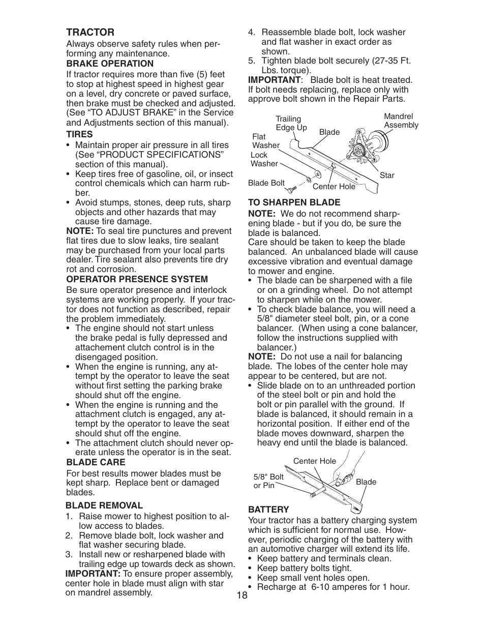 Electrolux AG17542STA User Manual | Page 18 / 32