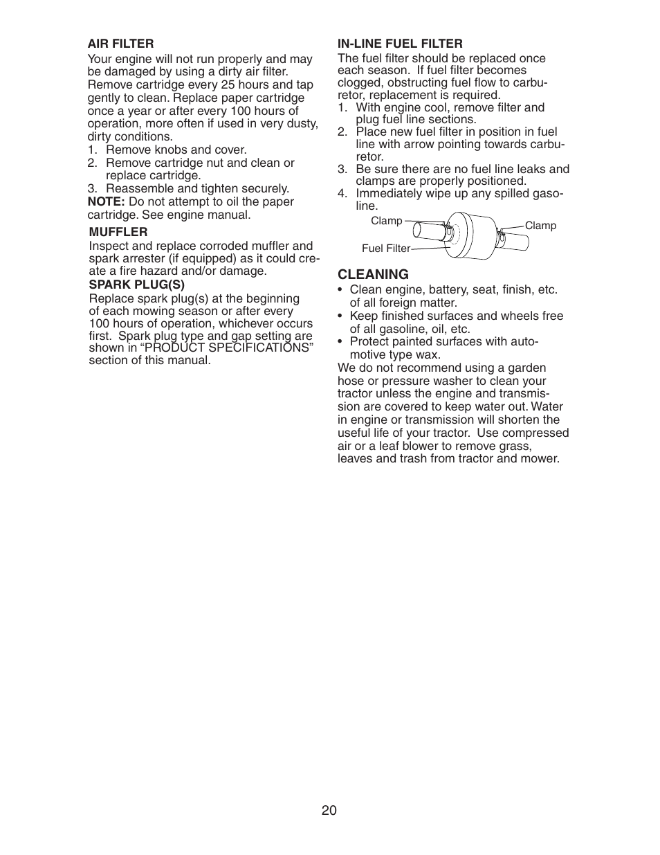 Electrolux AG17542STA User Manual | Page 20 / 32