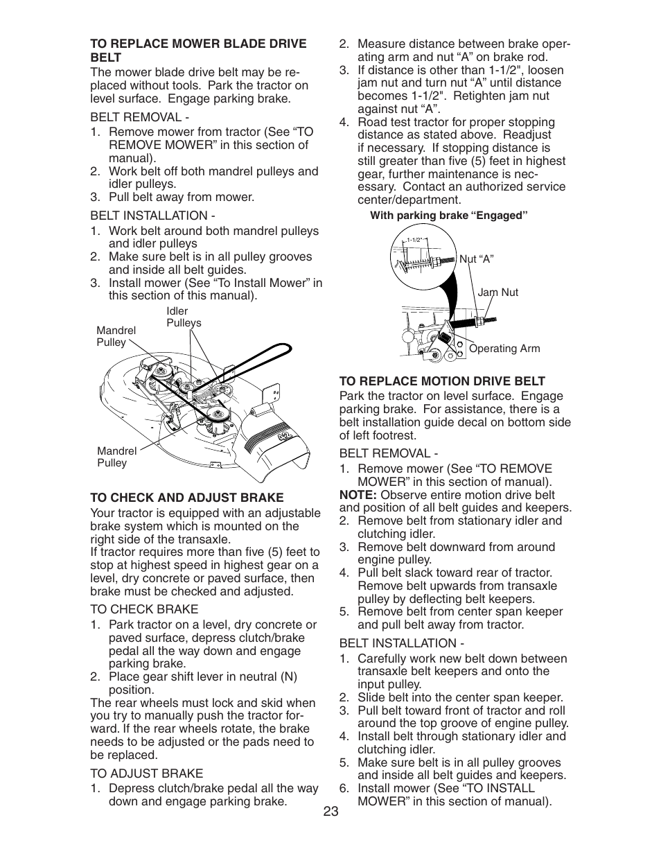 Electrolux AG17542STA User Manual | Page 23 / 32