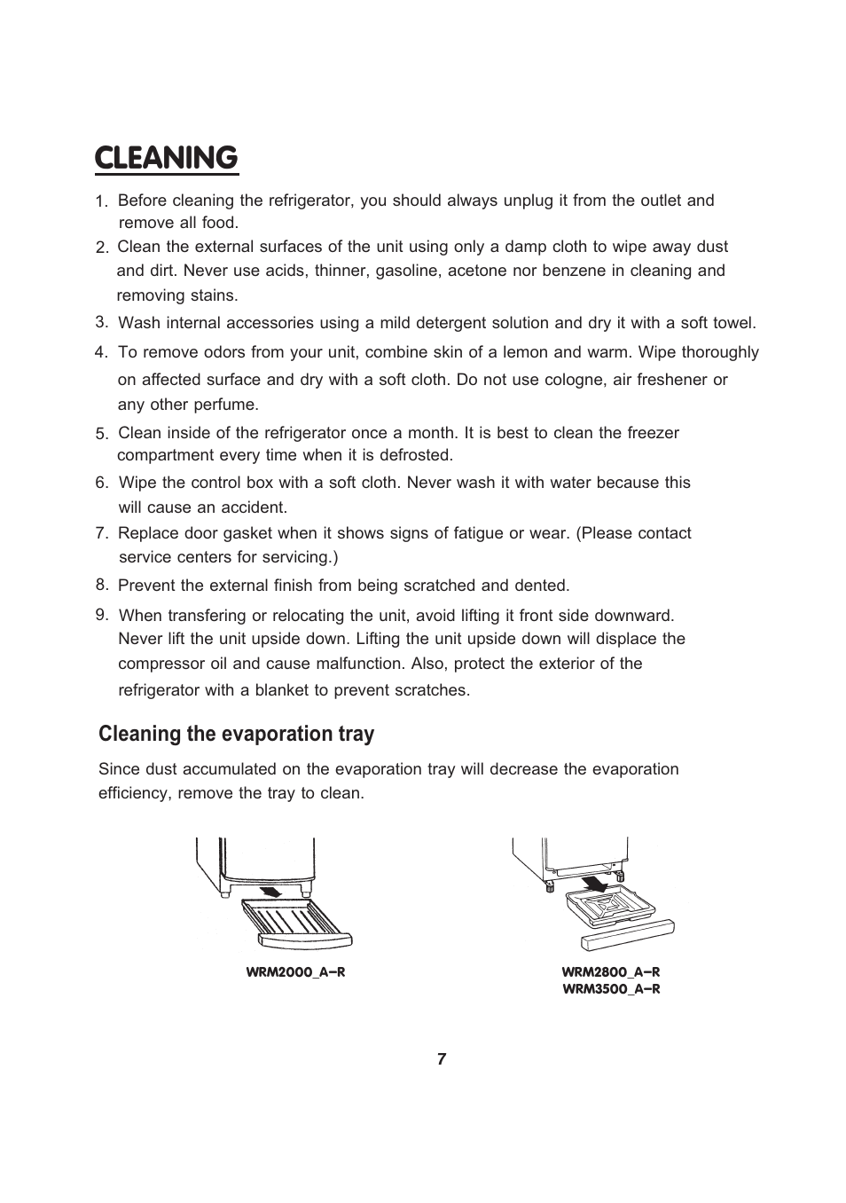 Electrolux WRM3500_A-R User Manual | Page 7 / 11