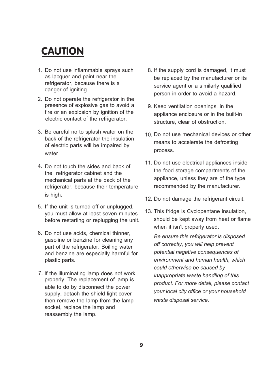 Electrolux WRM3500_A-R User Manual | Page 9 / 11