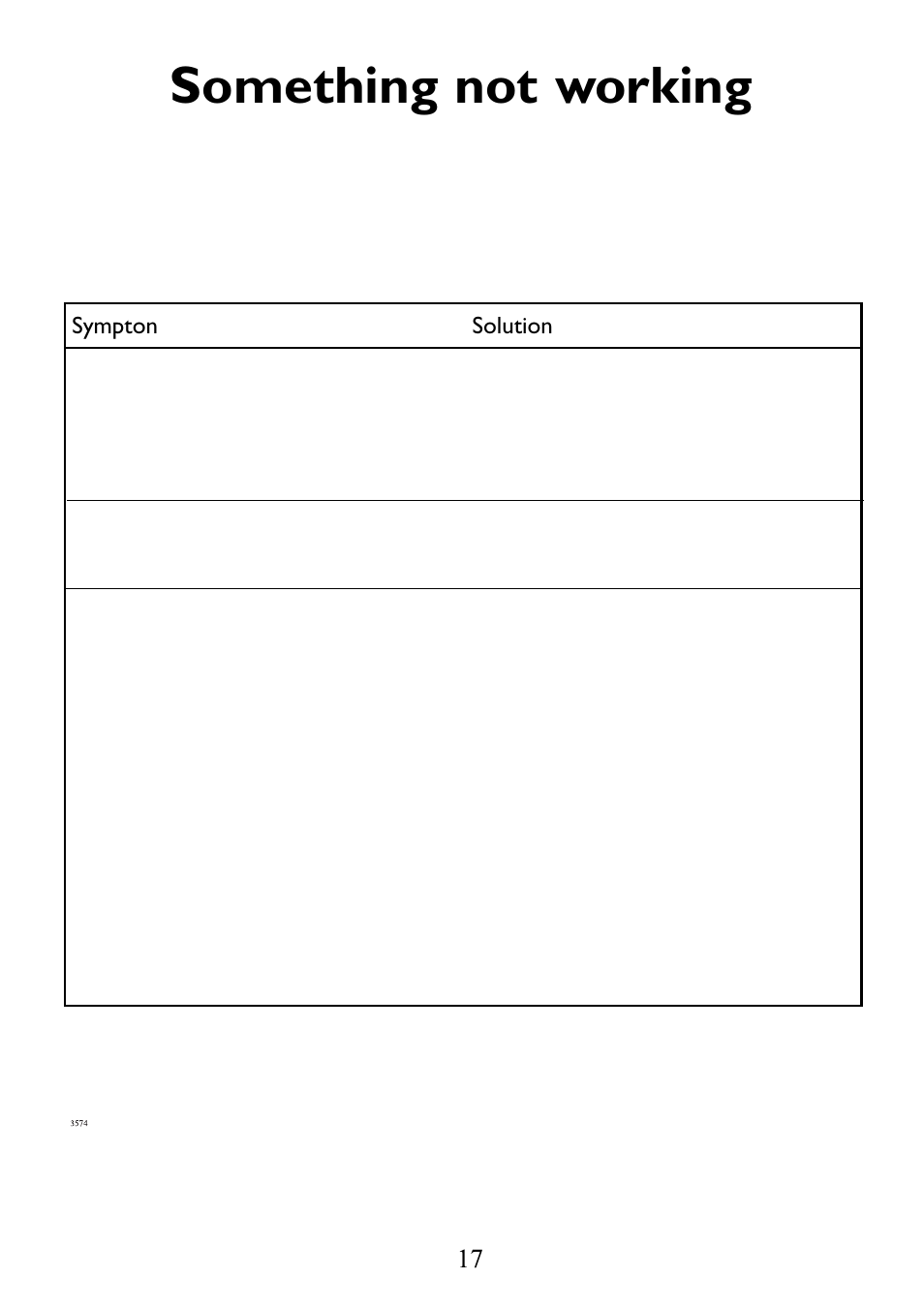Something not working | Electrolux 6310 DK-m User Manual | Page 17 / 24