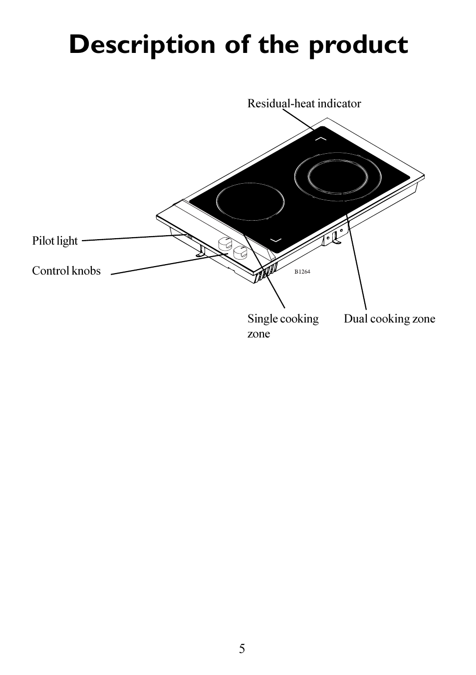 Description of the product | Electrolux 6310 DK-m User Manual | Page 5 / 24