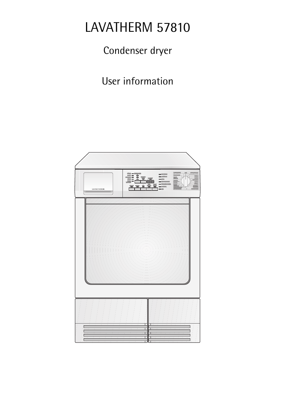 Electrolux LAVATHERM 57810 User Manual | 32 pages