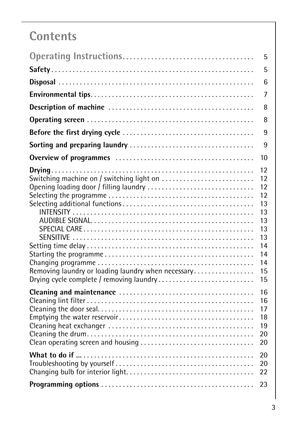 Electrolux LAVATHERM 57810 User Manual | Page 3 / 32