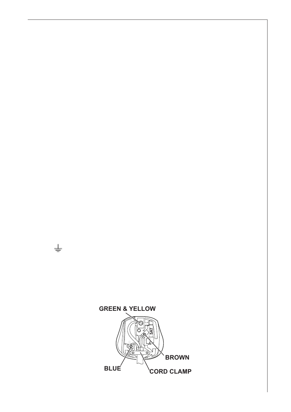 Electrical connection (not for uk), Safety warnings for the electrician, Electrical connection for uk only | Electrolux HC 3360 User Manual | Page 15 / 20