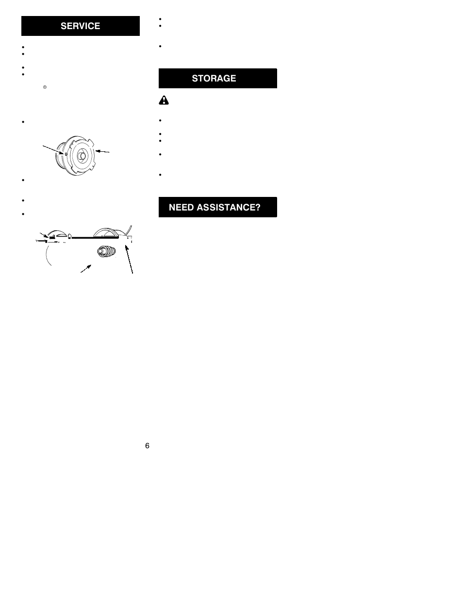 Service, Storage, Need assistance | Electrolux TE Series User Manual | Page 6 / 8