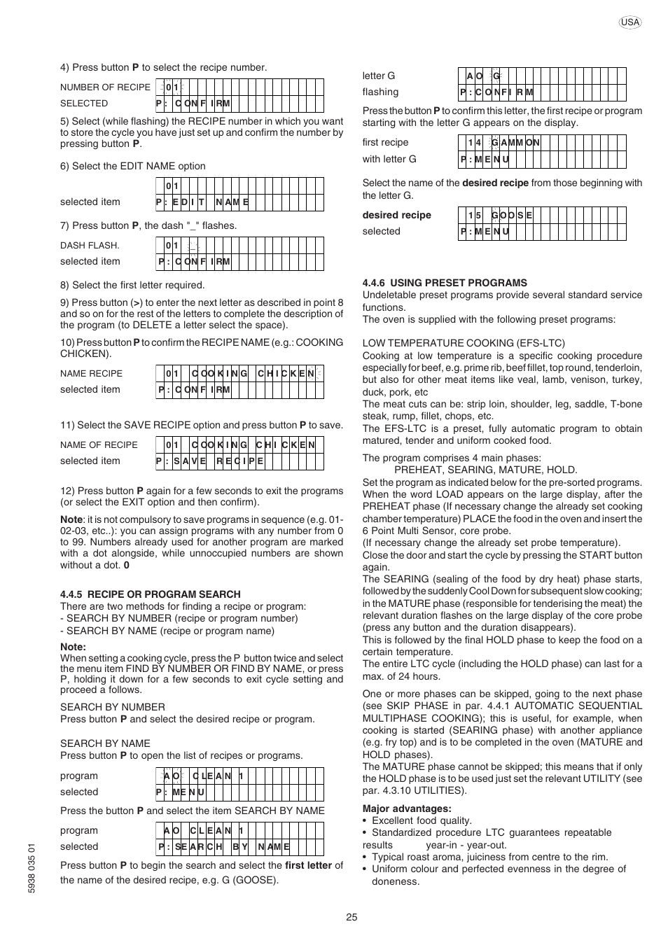 Electrolux 269085 User Manual | Page 25 / 30