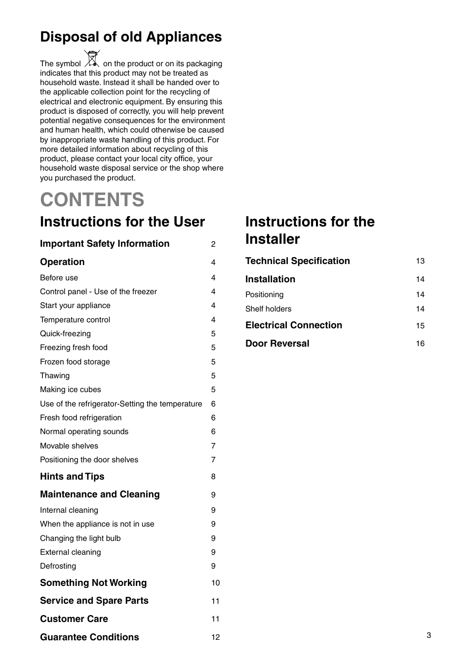 Electrolux ENN 28600 User Manual | Page 3 / 20