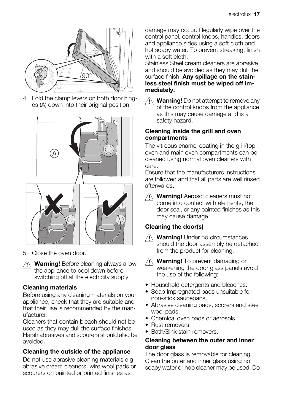 Electrolux EOU43003 User Manual | Page 17 / 24