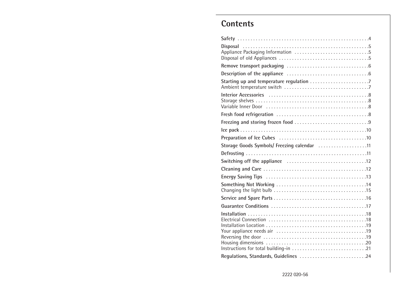 Electrolux C 6 18 41 i User Manual | Page 3 / 28