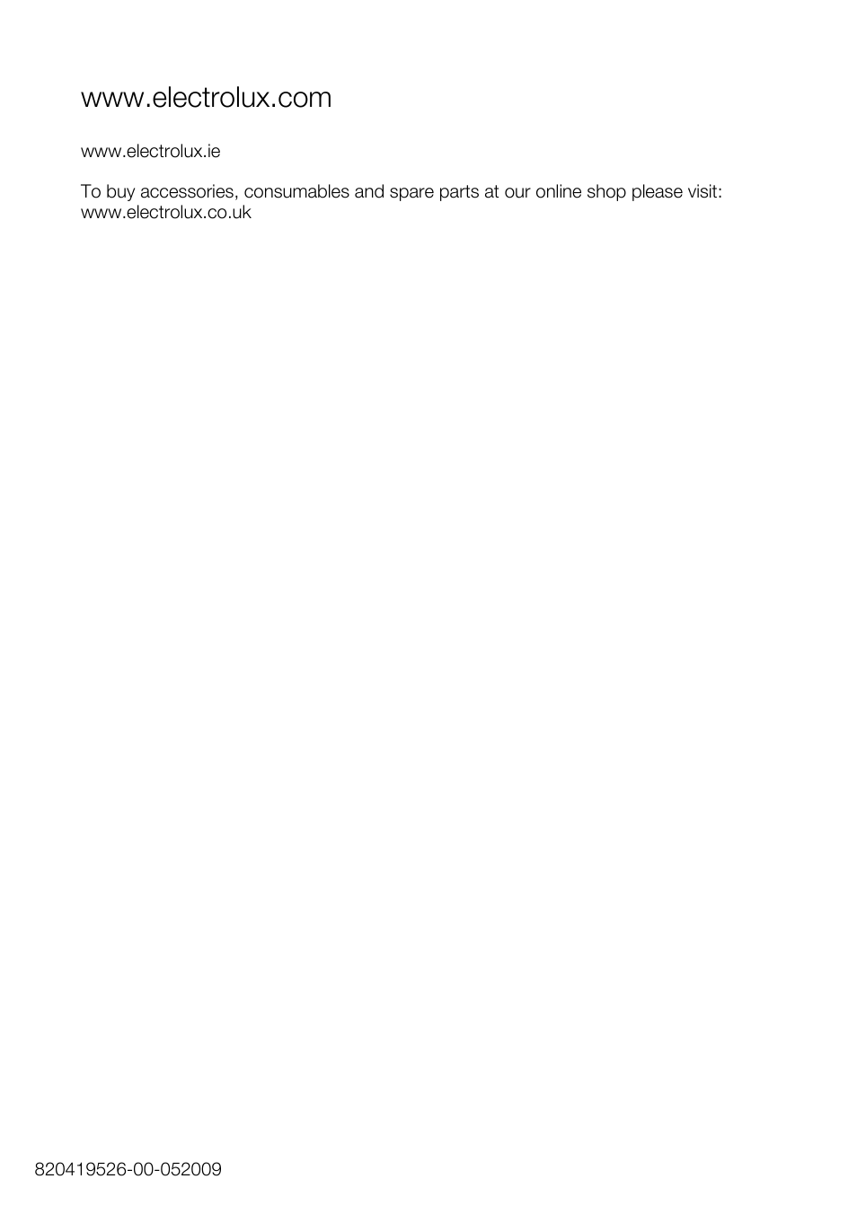 Electrolux ECN 50104 W User Manual | Page 12 / 12