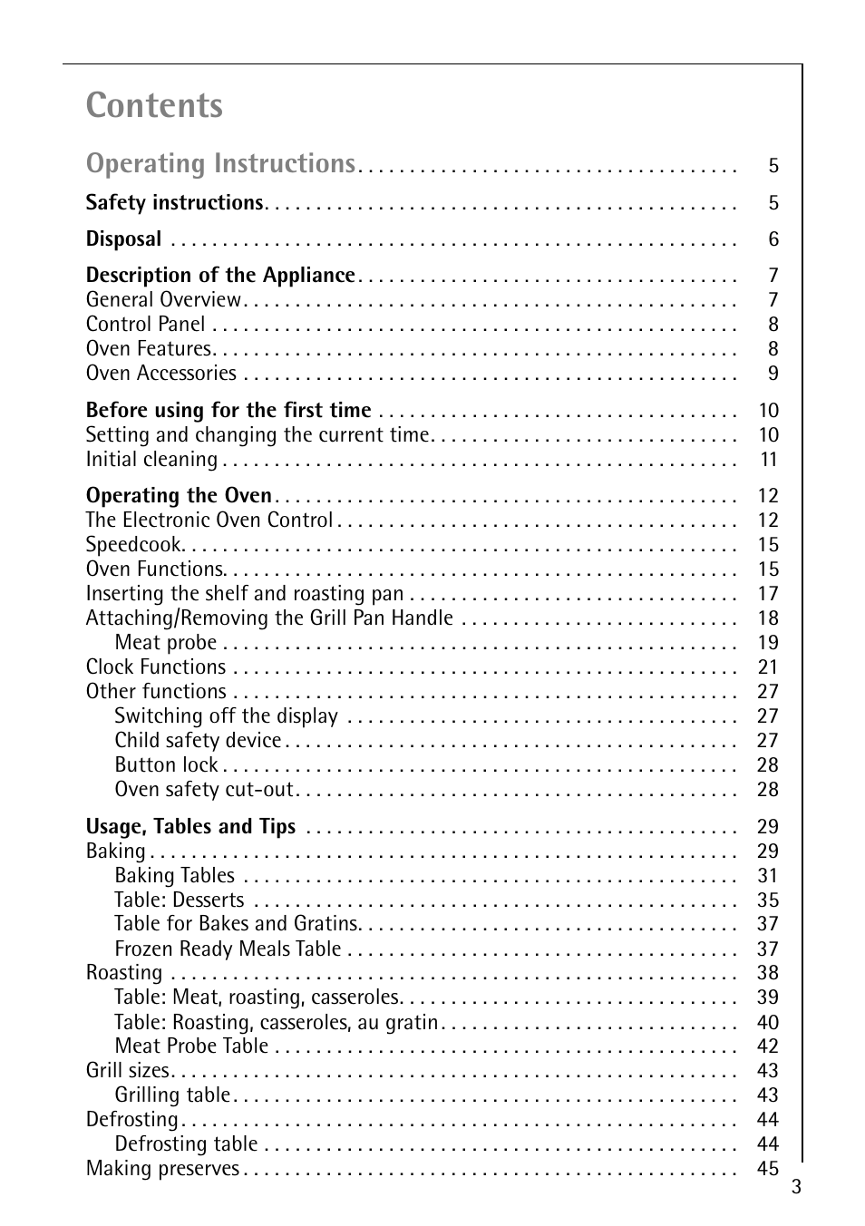 Electrolux B8871-4 User Manual | Page 3 / 64