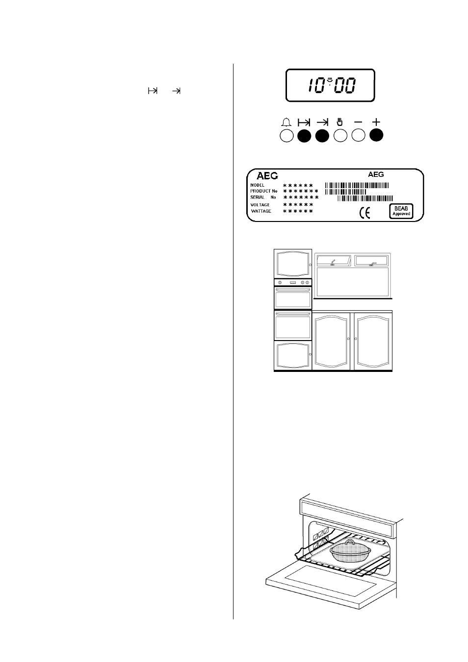 Before using the oven for the first time | Electrolux D2160 User Manual | Page 7 / 44