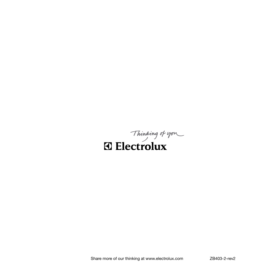 Electrolux Rapido Vacuum Cleaner User Manual | Page 60 / 60