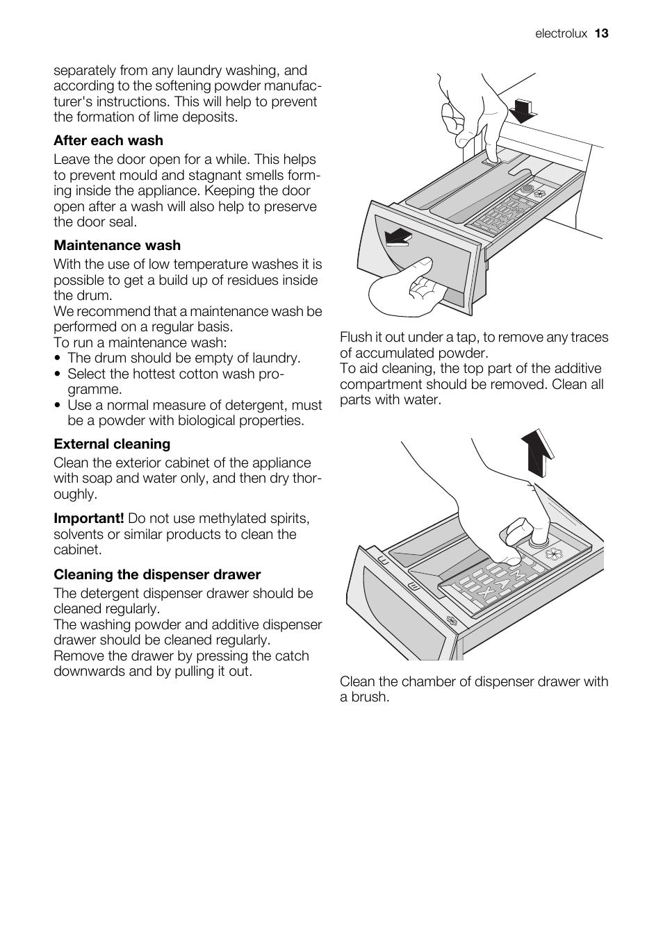 Electrolux EWP 10075 W User Manual | Page 13 / 24