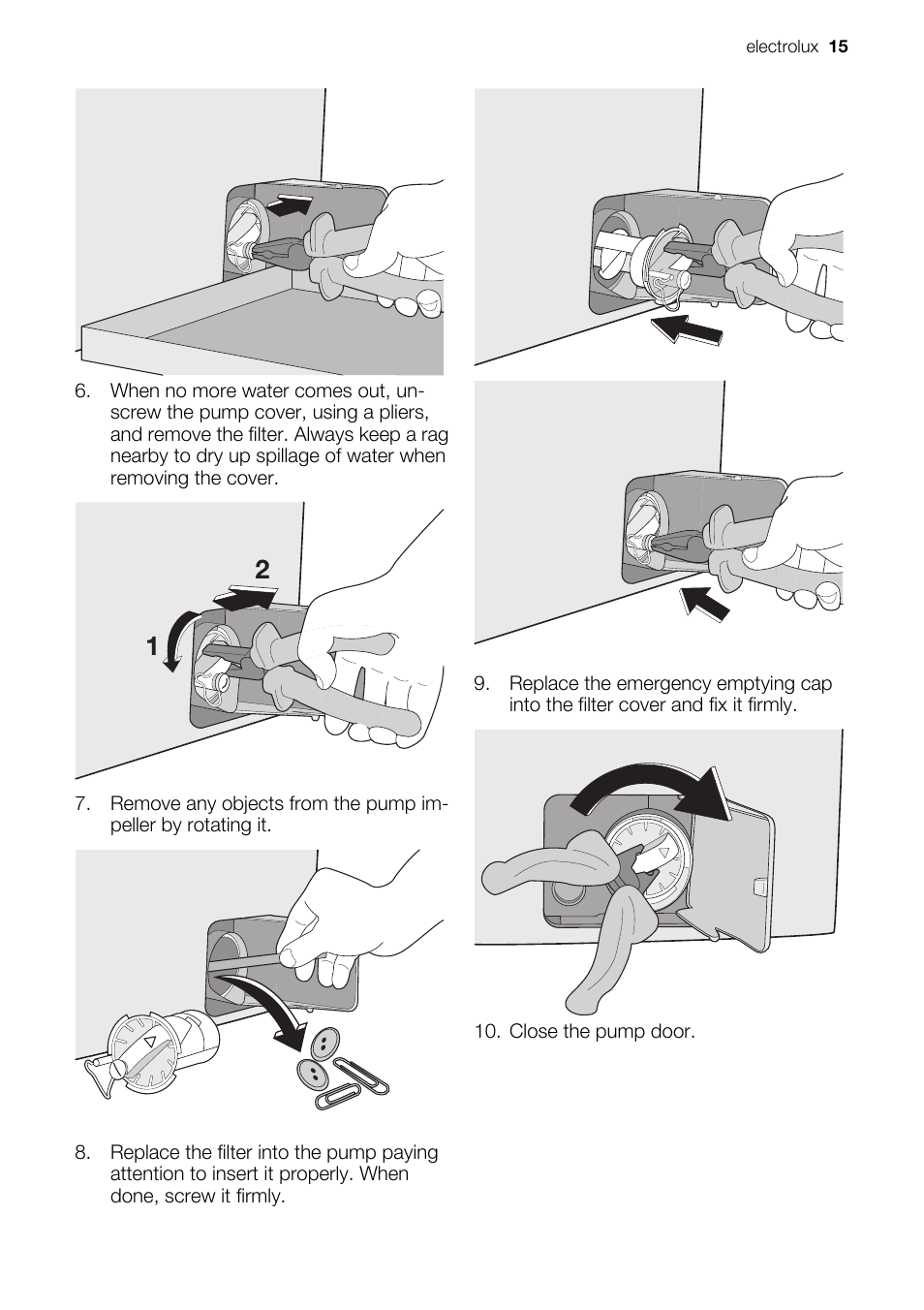 Electrolux EWP 10075 W User Manual | Page 15 / 24