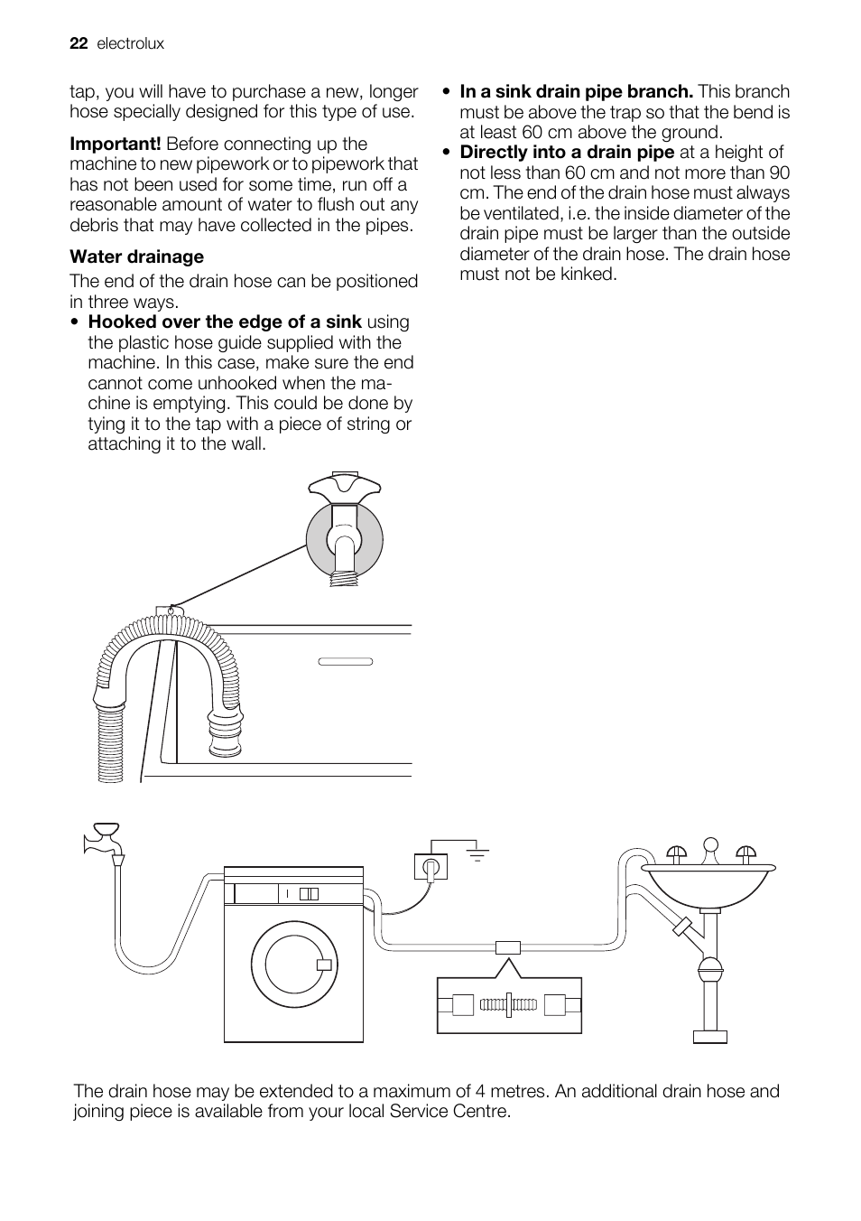 Electrolux EWP 10075 W User Manual | Page 22 / 24