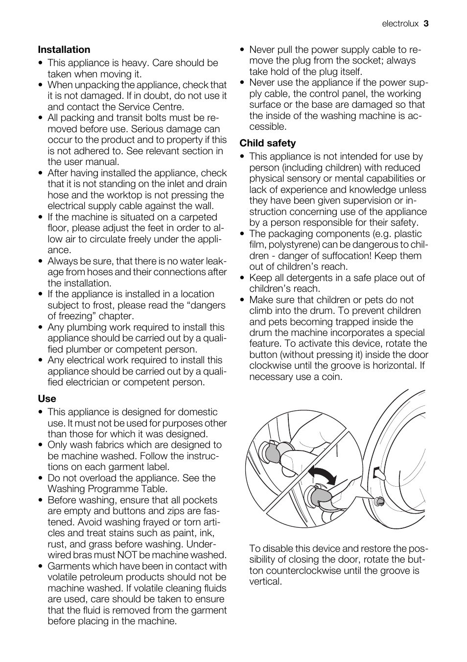 Electrolux EWP 10075 W User Manual | Page 3 / 24