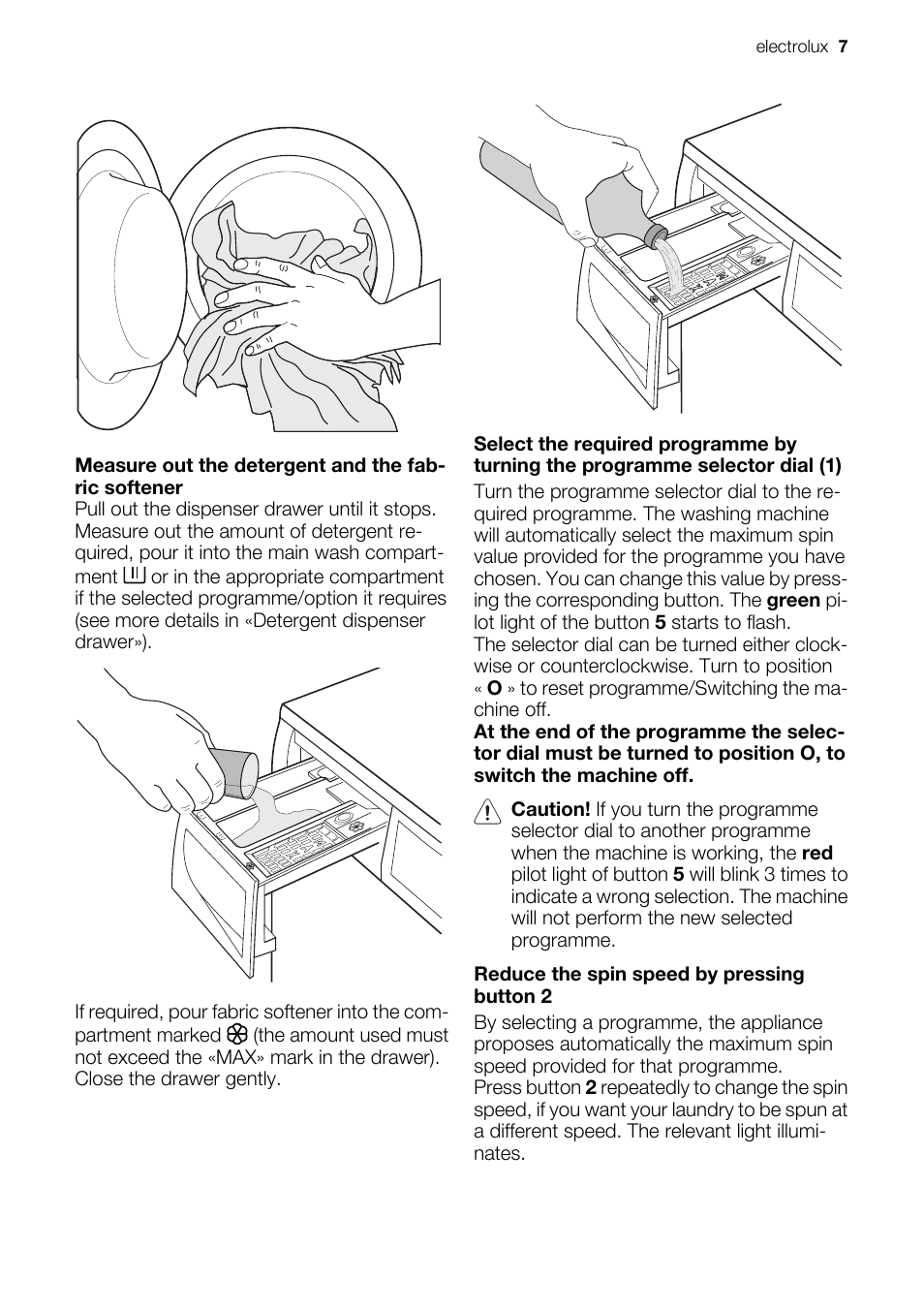 Electrolux EWP 10075 W User Manual | Page 7 / 24