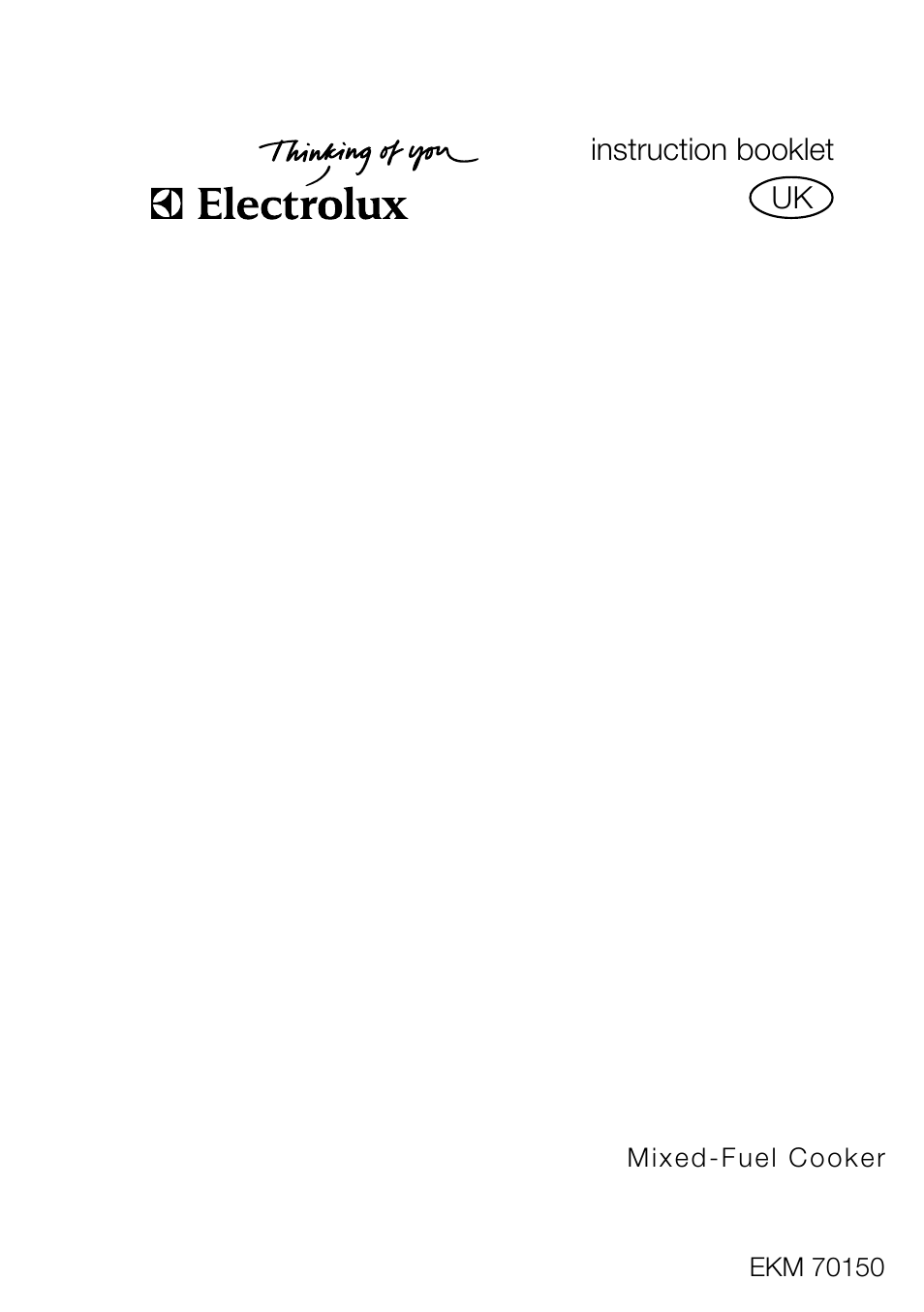 Electrolux EKM 70150 User Manual | 40 pages