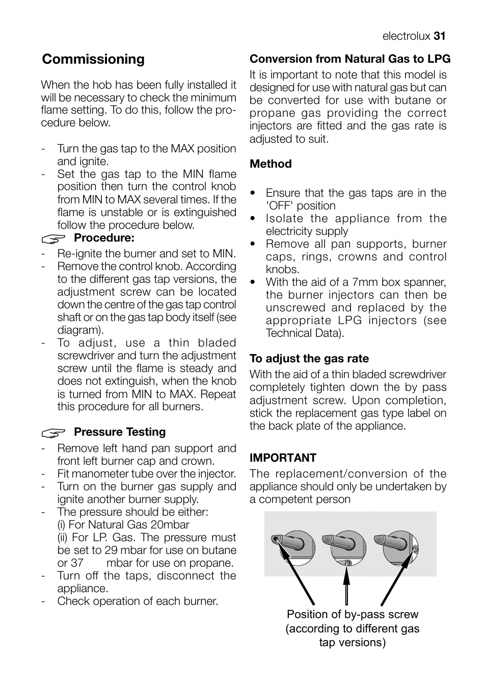 Electrolux EKM 70150 User Manual | Page 31 / 40