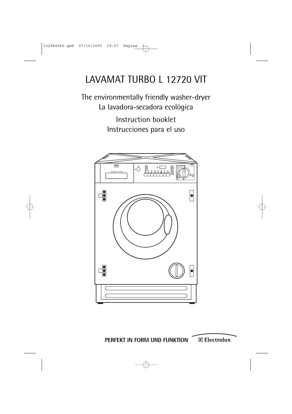 Electrolux LAVAMAT TURBO L 12720 VIT User Manual | 52 pages