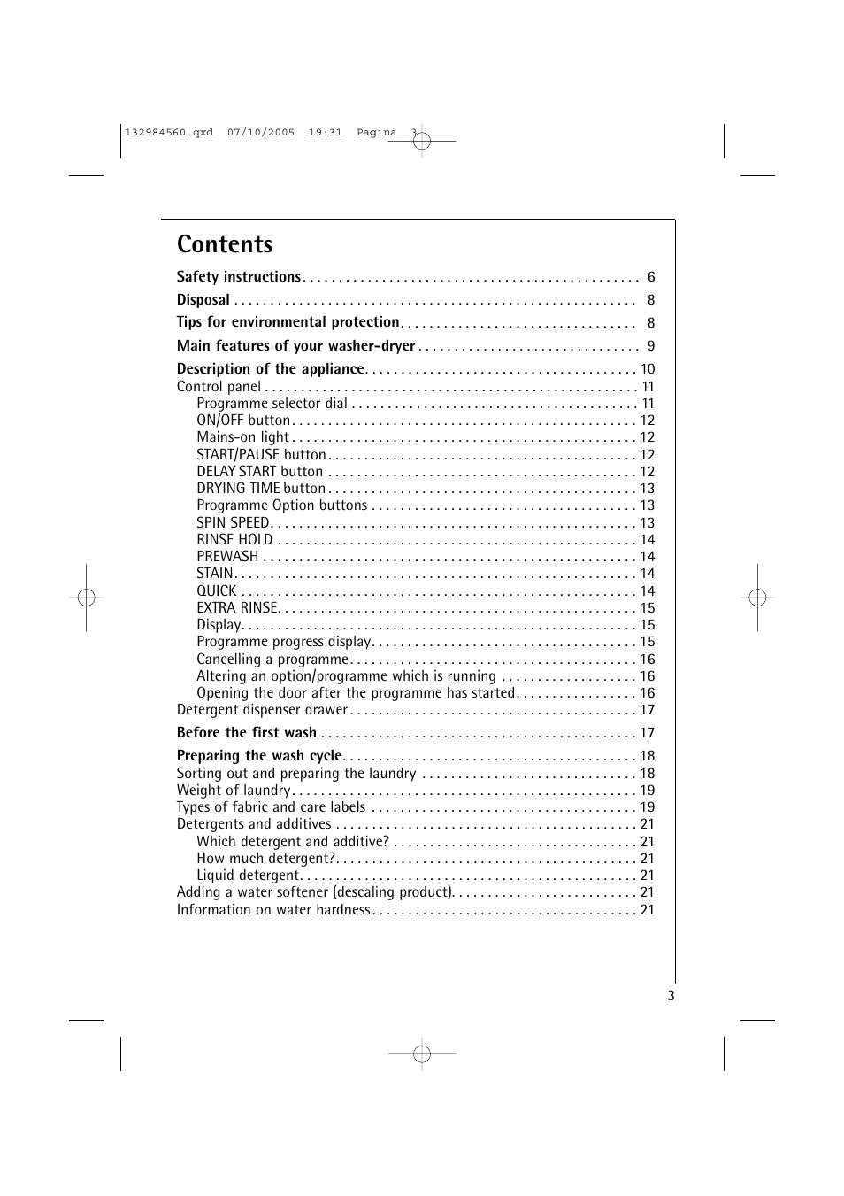 Electrolux LAVAMAT TURBO L 12720 VIT User Manual | Page 3 / 52