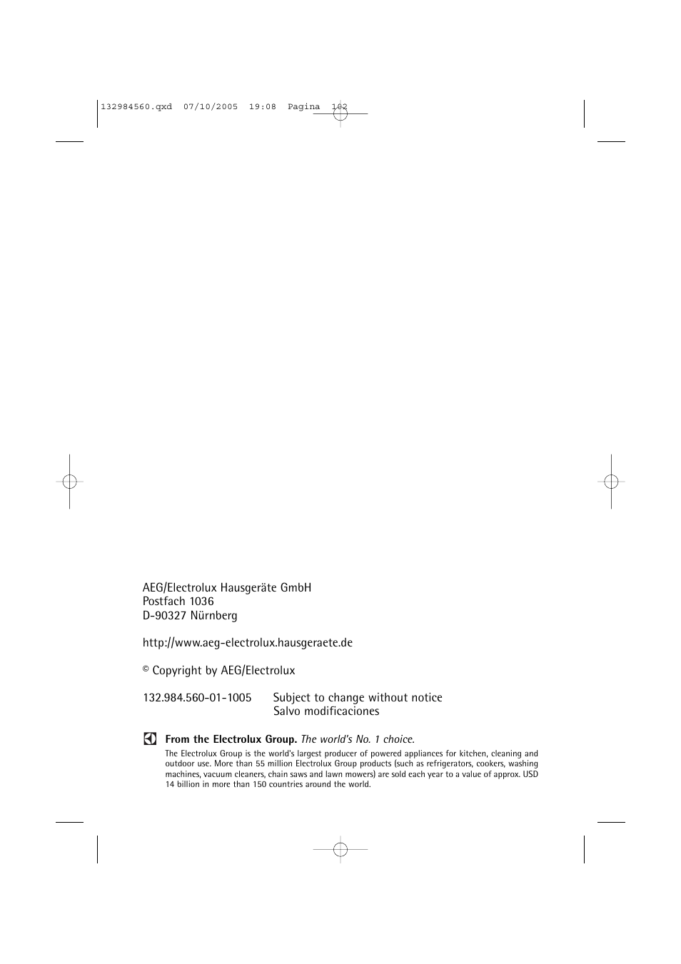 Electrolux LAVAMAT TURBO L 12720 VIT User Manual | Page 52 / 52