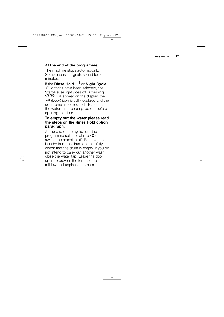 Electrolux EWN 16781 W User Manual | Page 17 / 48
