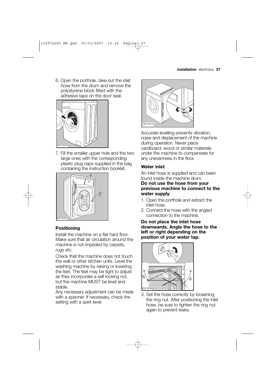 Electrolux EWN 16781 W User Manual | Page 37 / 48