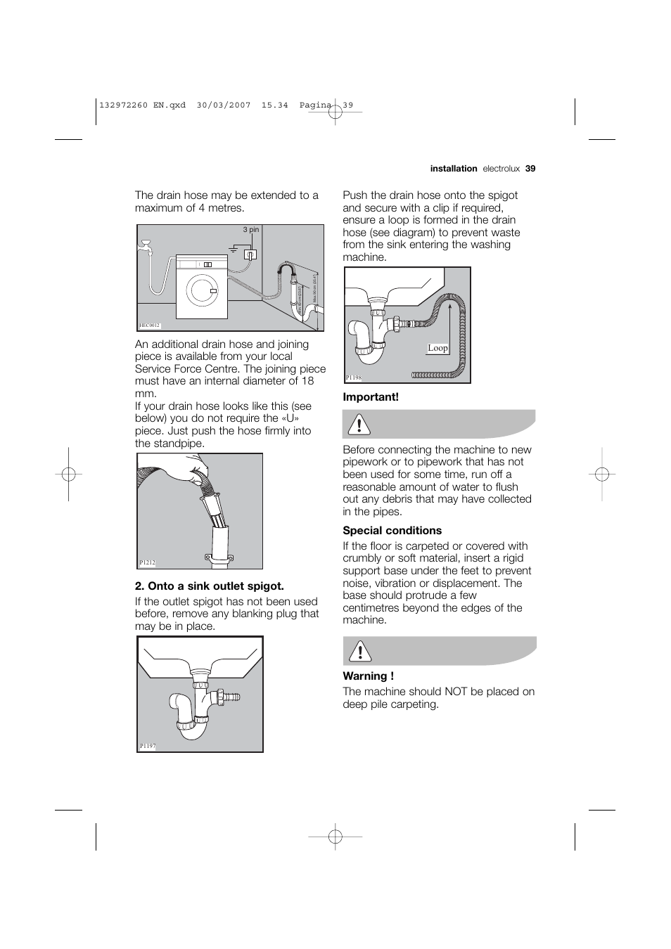 Electrolux EWN 16781 W User Manual | Page 39 / 48