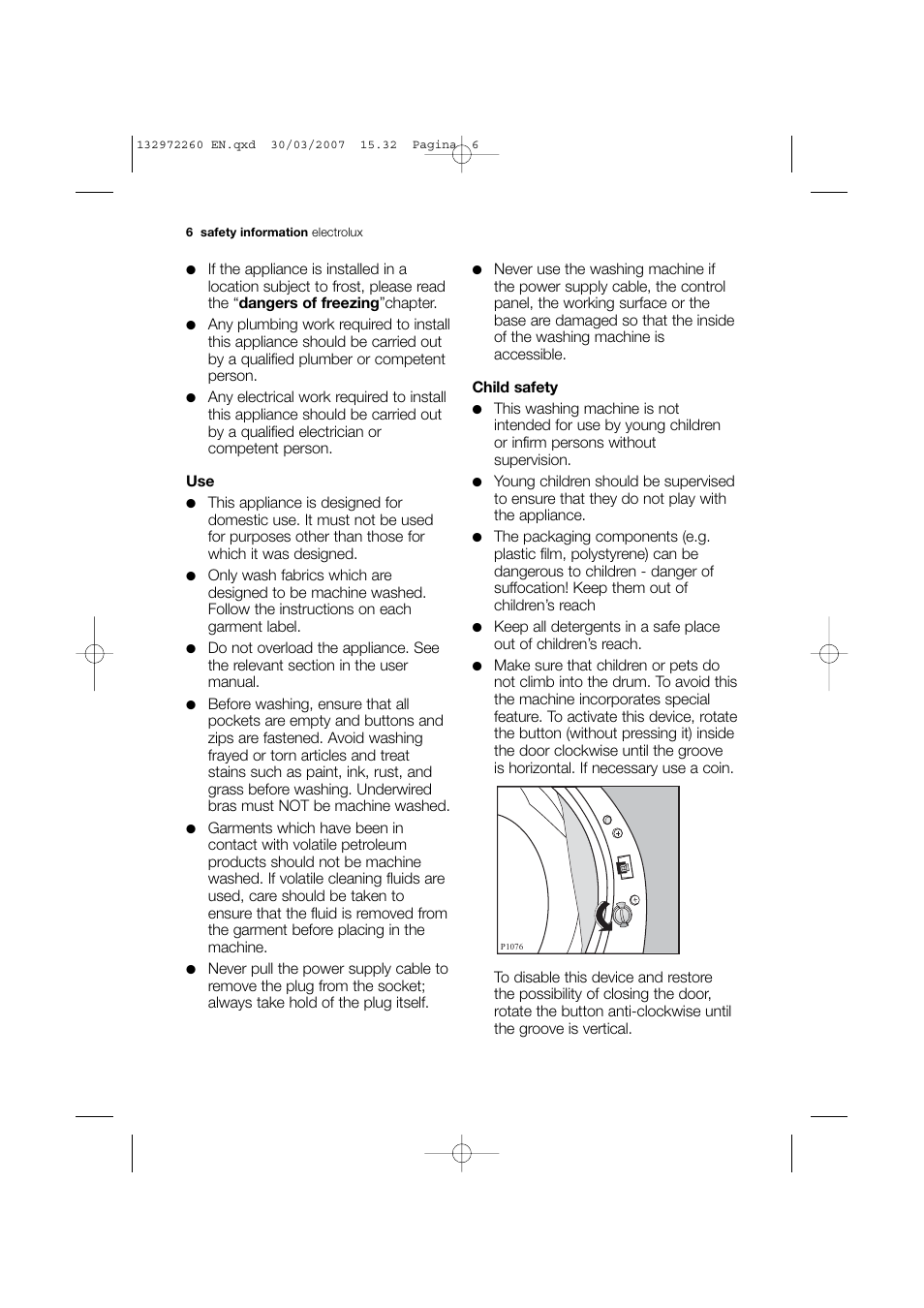 Electrolux EWN 16781 W User Manual | Page 6 / 48