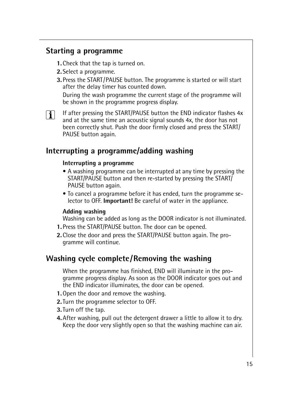 Electrolux 54600 User Manual | Page 15 / 36