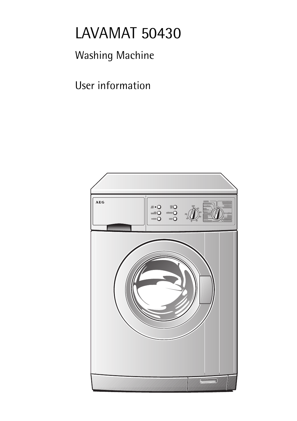 Electrolux LAVAMAT 50430 User Manual | 56 pages