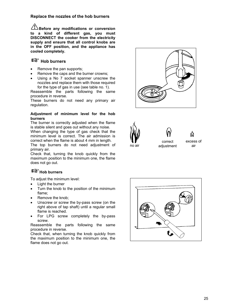 Electrolux ZCG 531 User Manual | Page 25 / 28