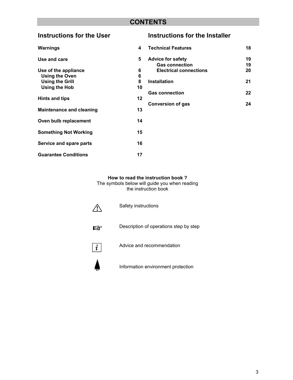 Electrolux ZCG 531 User Manual | Page 3 / 28