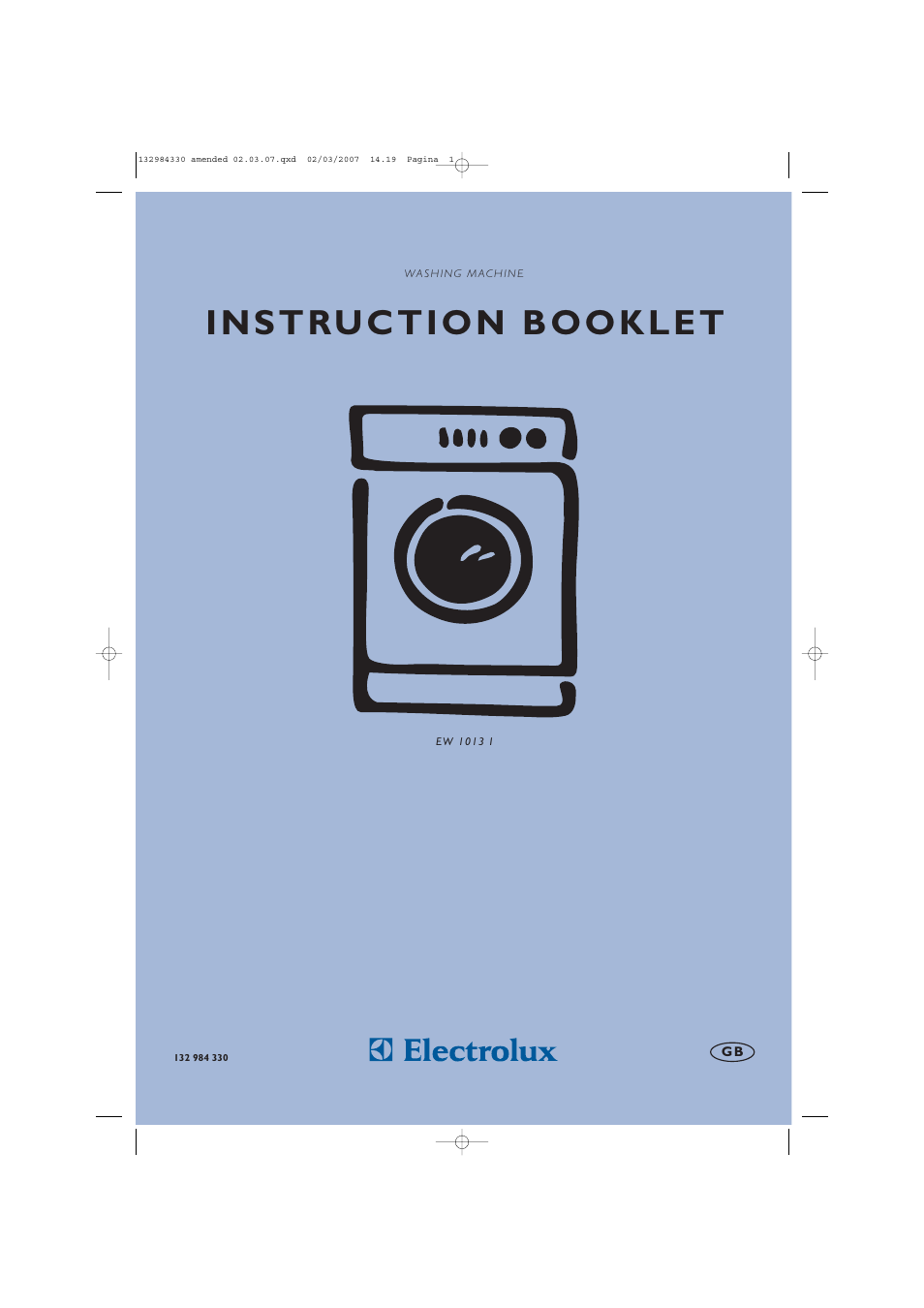 Electrolux U27381 EW 1013 I User Manual | 28 pages