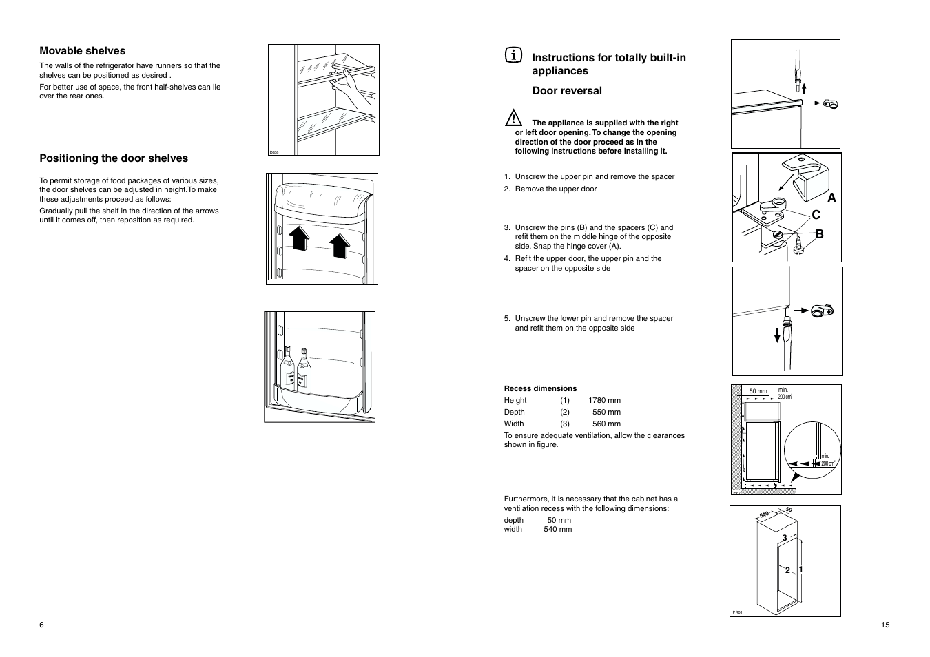 Bc a | Electrolux ERF 2830 User Manual | Page 6 / 20