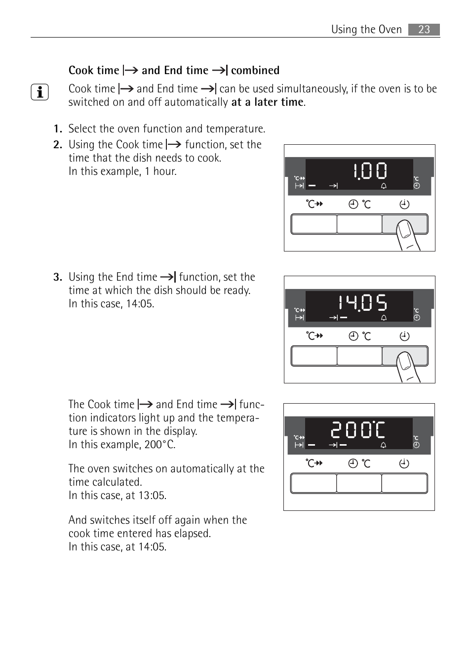 Electrolux USER MANUAL BUILT-IN ELECTRIC OVEN B5701-5 User Manual | Page 23 / 60