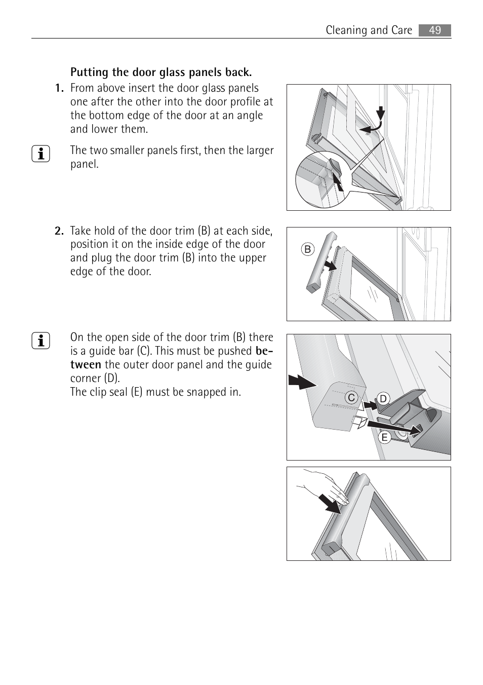 Electrolux USER MANUAL BUILT-IN ELECTRIC OVEN B5701-5 User Manual | Page 49 / 60