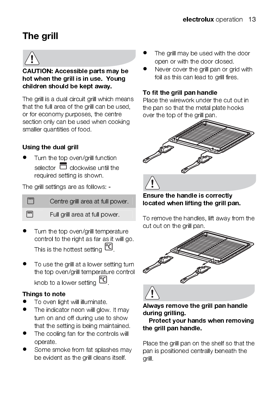 Electrolux | Electrolux EKC6047 User Manual | Page 13 / 52