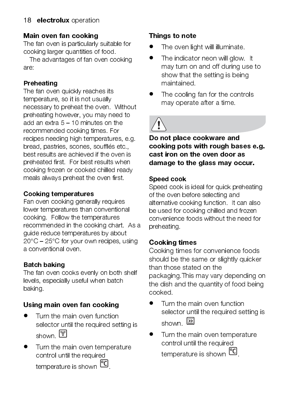 Electrolux EKC6047 User Manual | Page 18 / 52