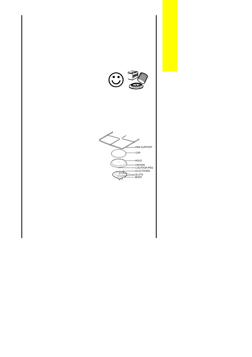 When replacing hotplate burner parts | Electrolux DTC50GA User Manual | Page 21 / 44