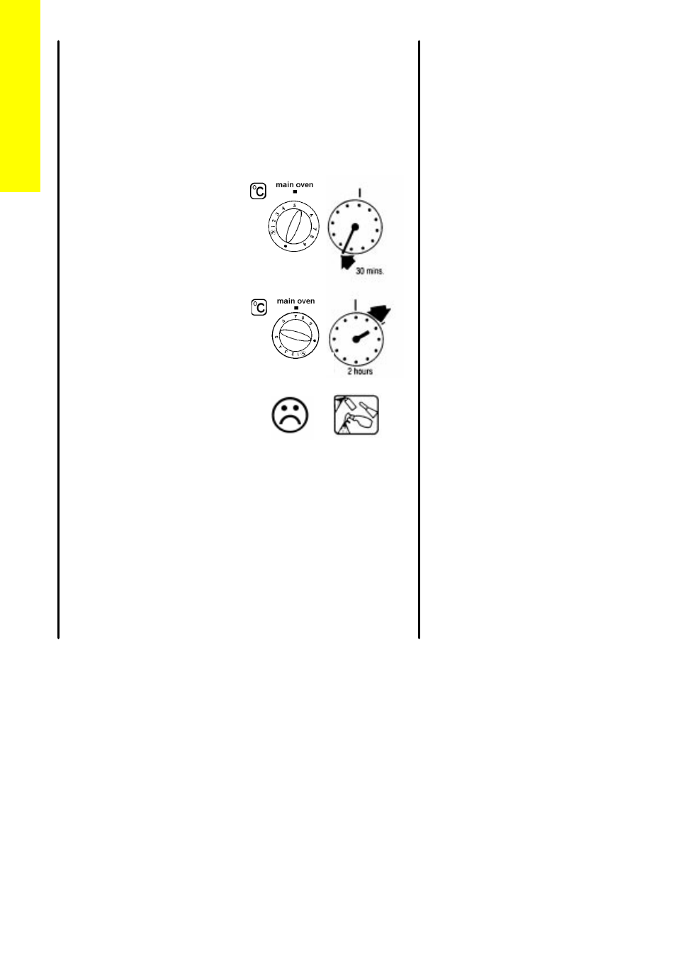 Oven cleaning cycle, General | Electrolux DTC50GA User Manual | Page 24 / 44