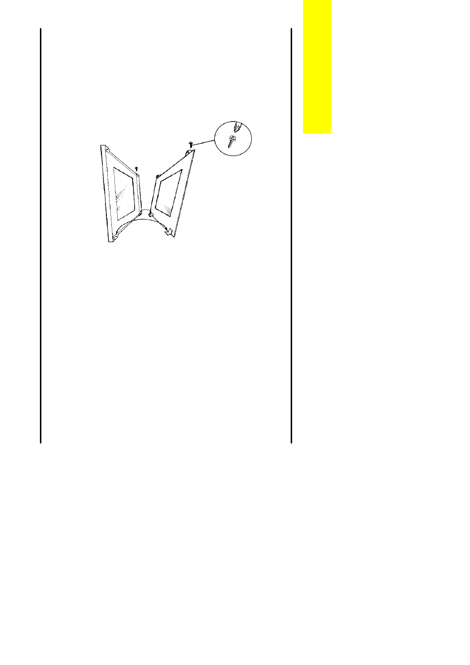 Cleaning between the outer and inner door glass | Electrolux DTC50GA User Manual | Page 25 / 44