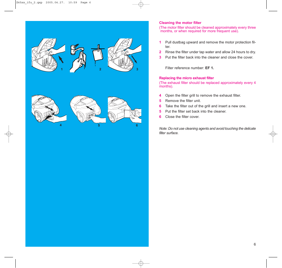 Electrolux Z4590 User Manual | Page 6 / 11