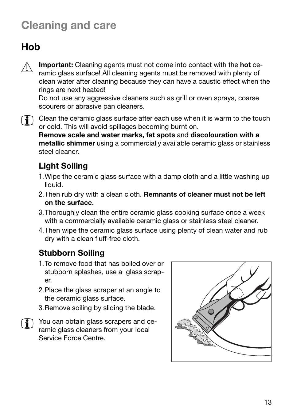 Cleaning and care | Electrolux U24254 EHP6602K User Manual | Page 13 / 28