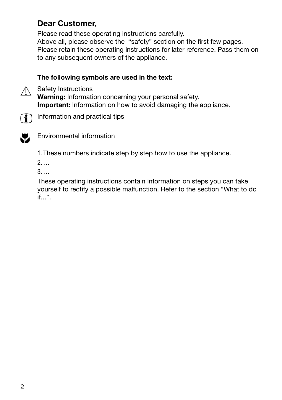 Electrolux U24254 EHP6602K User Manual | Page 2 / 28