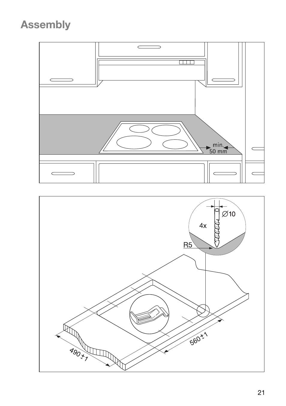 Assembly | Electrolux U24254 EHP6602K User Manual | Page 21 / 28